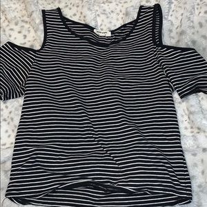 Off shoulder crop top